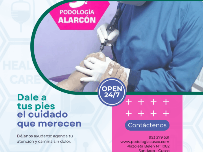 Revisión del pie diabético en Podología Alarcón Cusco